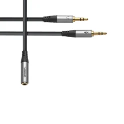 Adaptateur audio 2x jack 3,5mm stéréo vers jack 3,5mm stéréo M/F celexon PRO 0,25 m