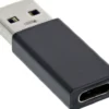 Adaptateur InLine USB 3.2 Gen.1, USB-A mâle vers USB Type-C femelle