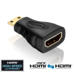 Adaptateur Mini-HDMI Mâle / HDMI Femelle - Basic+ Series - v1.3
