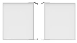 Ailes latérales tableau blanc celexon Expert pour écrans interactifs 75"
