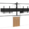 AXEOS STILIX WIDE - Système double écran (DB) sol/mur pour 2x 40 à 50" écrans