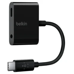 Belkin RockStar adaptateur audio jack 3,5 mm et adaptateur de charge USB-C