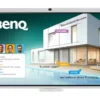 BenQ CM7505 Écran interactif de 55 pouces avec caméra intégrée, pour une collaboration professionnelle efficace et sécurisée