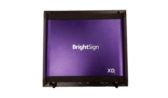 BrightSign XD236 Lecteur numérique avec performances graphiques 4K60p et NPU IA intégré pour des environnements d'affichage polyvalents