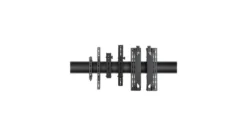 B-Tech BT8390 Rail de fixation horizontal, 2 m