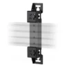 B-Tech BT8390-WFK6 Système X – Support sur rail réglable en hauteur et en profondeur