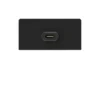 Cache de raccordement Kindermann Konnect design click avec changeur de genre, USB type C, anthracite