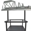 Cage de fixation PeTa pour grands videoprojecteurs, 40-70cm, avec Half Coupler, Noir