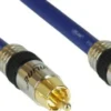 Câble Audio RCA (Cinch) InLine, Mâle-Mâle, Version "Premium", 1m