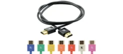 Câble HDMI Kramer haut débit avec Ethernet, 0,9 m bleu