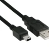 Câble InLine USB 2.0 Type A - Type Mini-B (5 broches), 1m