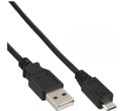 Câble Micro-USB 2.0 InLine, USB-A mâle à Micro-B mâle, noir, 1m