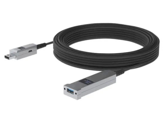 Câble Optique Actif USB 3 Huddly, mâle/femelle - 10m