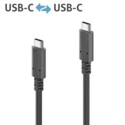 Câble Purelink USB-C 3.2 avec E-Marker 1,5m, noir