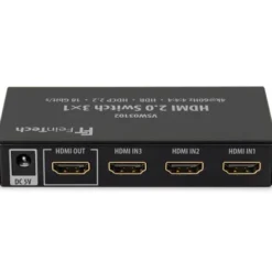 Commutateur FeinTech VSW03102 HDMI 3 In 1 Out | 4K 60Hz | Commutation automatique
