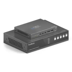 Commutateur Purelink KVM USB-C 18Gbps avec Dante et Multiview, 4K (60Hz 4:4:4) via USBC / HDMI+USB