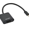 Convertisseur InLine USB type-C mâle vers DisplayPort femelle (ancien DP), 4K2K, 0,2 m, noir