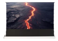 Écran de projection de sol motorisé celexon HomeCinema Plus à Haut Contraste 265 x 149 cm, 120" - CLR UST, blanc