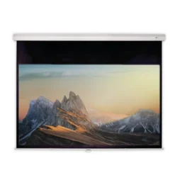 Écran de projection manuel DELUXX Advanced Slowmotion 170 x 95 cm - Blanc Mat Polaro