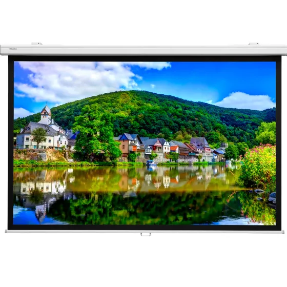 Écran de projection manuel Projecta ProScreen CSR 180 x 102 cm - blanc mat