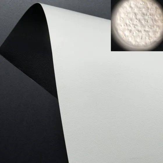 Écran de projection motorisé DELUXX Cinéma 221 x 124 cm, 100" - Fibre 4K MWHT