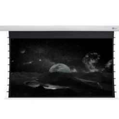 Écran de projection motorisé tensionné à haut contraste DELUXX Cinema 354 x 199cm, 160