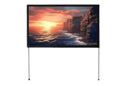 Écran de projection sur cadre celexon Mobil Expert 366 x 206 cm, projection de face