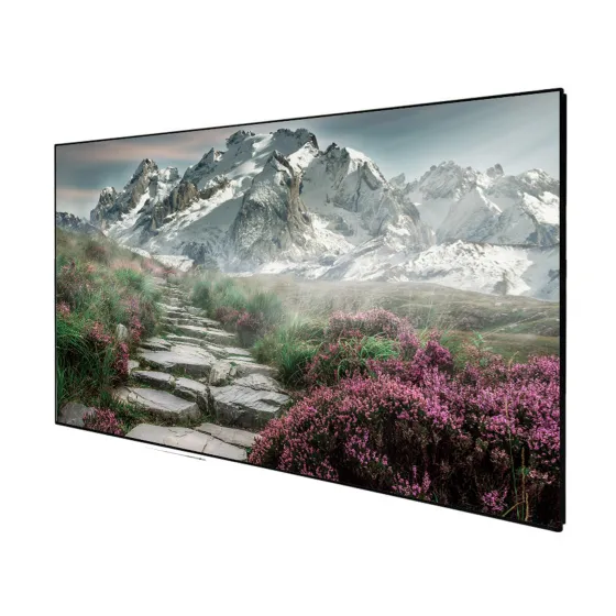 Écran de projection transonore sur cadre DELUXX Cinéma SlimFrame 332 x 186 cm, 150" - SOUNDVISION