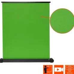 Écran à fond vert celexon mobile Chroma Key Green 150 x 180 cm
