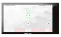 Crestron TSW-570-B-S Panneau mural à écran tactile 5" en noir