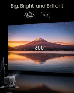 Dangbei MP1 Pro Smart Projector Vidéoprojecteur, 3840 x 2160 4K UHD, 2000 Lumen
