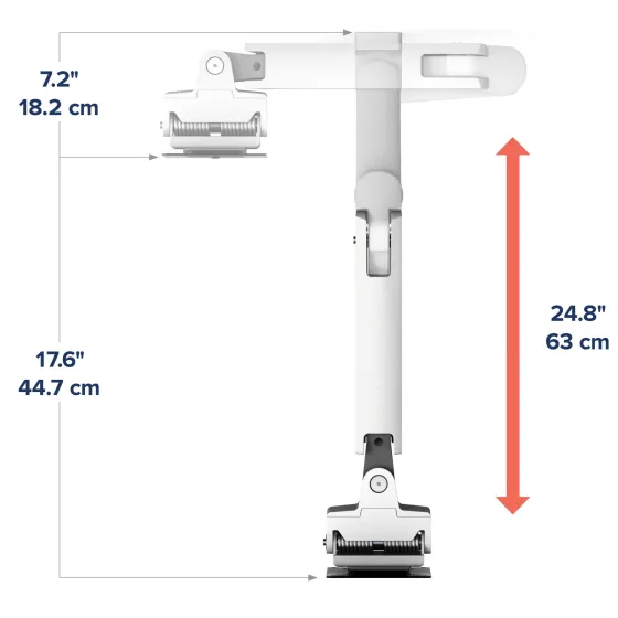 Ergotron HX Monitor Arm, Support mural (blanc)