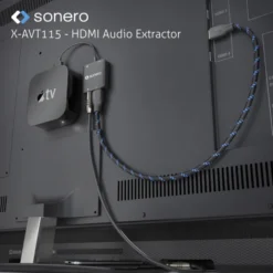 Extracteur Audio OneAV HDMI 4K Noir