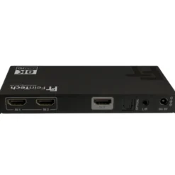 FeinTech SW212 Commutateur HDMI 2.1 2 entrées 1 sortie avec extracteur audio (Toslink et AUX)