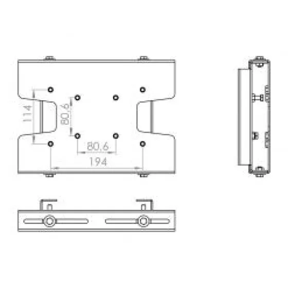 Hagor Adaptateur de support en T pour les séries PLD et HA DH