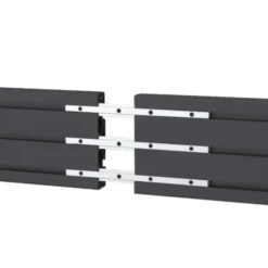 Hagor comPROnents® Rails en aluminium 500mm avec connecteur pour fixer le rail suivant