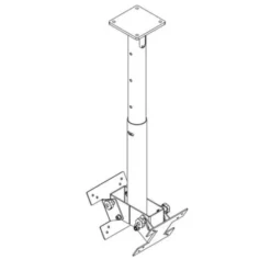 Hagor HA DH Duo S - Support plafond dos-à-dos pour écran - 32-50
