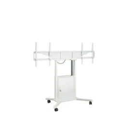 Hagor HP Twin Lift M-DW système de levage mobile, électrique et motorisé, réglable en hauteur, pour deux écrans placés côte à côte (side-by-side)