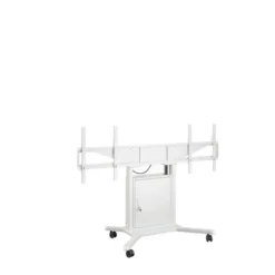 Hagor HP Twin Lift M-DW système de levage mobile, électrique et motorisé, réglable en hauteur, pour deux écrans placés côte à côte (side-by-side)