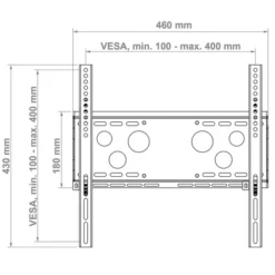 Hagor PLW adaptateur pour colonne - support inclinable pour adaptation aux colonnes