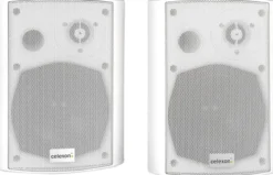 Haut-parleurs actifs celexon 525 2 voies, blanc