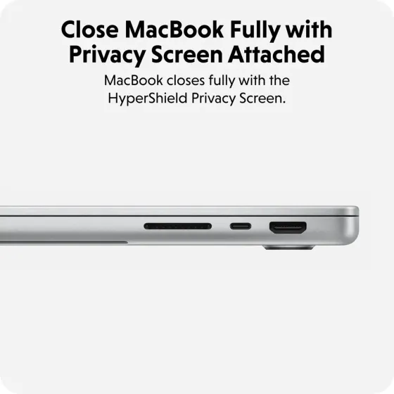 Hyper HyperShield Protecteur d'écran magnétique préservant la confidentialité pour MacBook Air 13,6 pouces