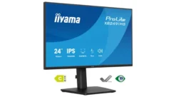 iiyama Écran ProLite XB2491H-B1 de 24 pouces doté d'une dalle IPS, d'un taux de rafraîchissement de 120 Hz et de bords fins sur les quatre côtés