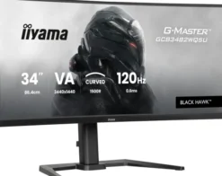 iiyama G-MASTER GCB3482WQSU-B1 Écran Gaming Curvé 34 pouces avec une fréquence de rafraîchissement de 120Hz et un temps de réponse de 0.6 ms