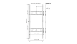 iiyama MD-WM60150 Support mural universel jusqu'à VESA 600 x 1500 mm