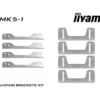 iiyama OMK5-1 Kit d'équerres de fixation pour les écrans iiyama Open Frame TF1615MC