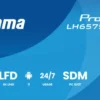 iiyama ProLite LH6575UHS-B2AG écran d'affichage numérique 4K de 65 pouces avec disponibilité 24 heures sur 24, 7 jours sur 7, système d'exploitation Android, fonction de basculement en cas de défaillance du signal et emplacement pour carte Intel® SDM