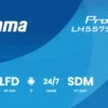 iiyama ProLite LH5575UHS-B2AG écran d'affichage numérique 4K de 55 pouces avec disponibilité 24 heures sur 24, 7 jours sur 7, système d'exploitation Android, fonction de basculement en cas de défaillance du signal et emplacement pour module SDM Intel®