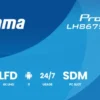iiyama ProLite LH8675UHS-B2AG écran d'affichage numérique 4K de 86 pouces avec disponibilité 24 heures sur 24, 7 jours sur 7, système d'exploitation Android, fonction de basculement en cas de défaillance du signal et emplacement pour module Intel® SDM