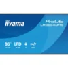 iiyama ProLite LH8664UHS-B3AG Écran d'affichage numérique professionnel 4K UHD 86 pouces